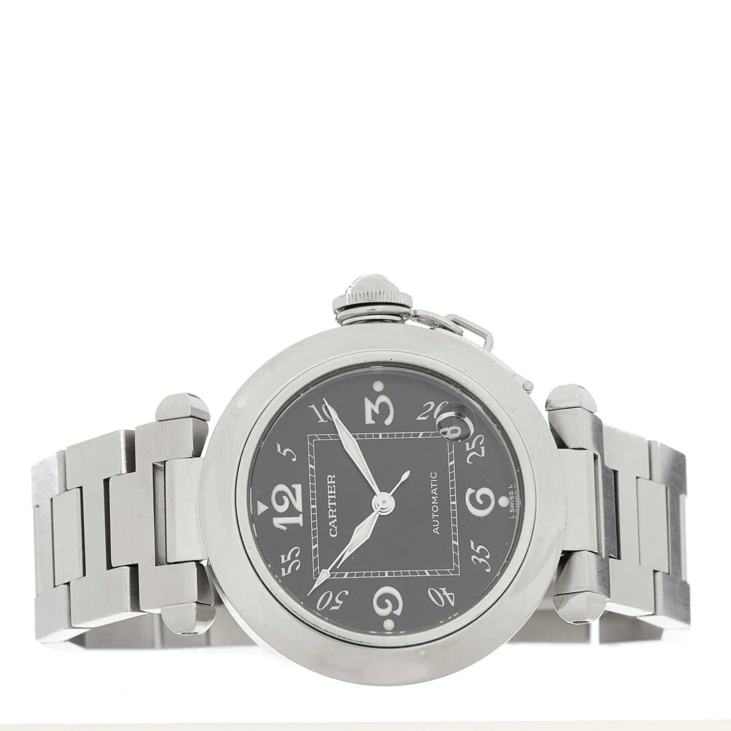 Stainless Steel 35mm Pasha C Automatic Watch Black