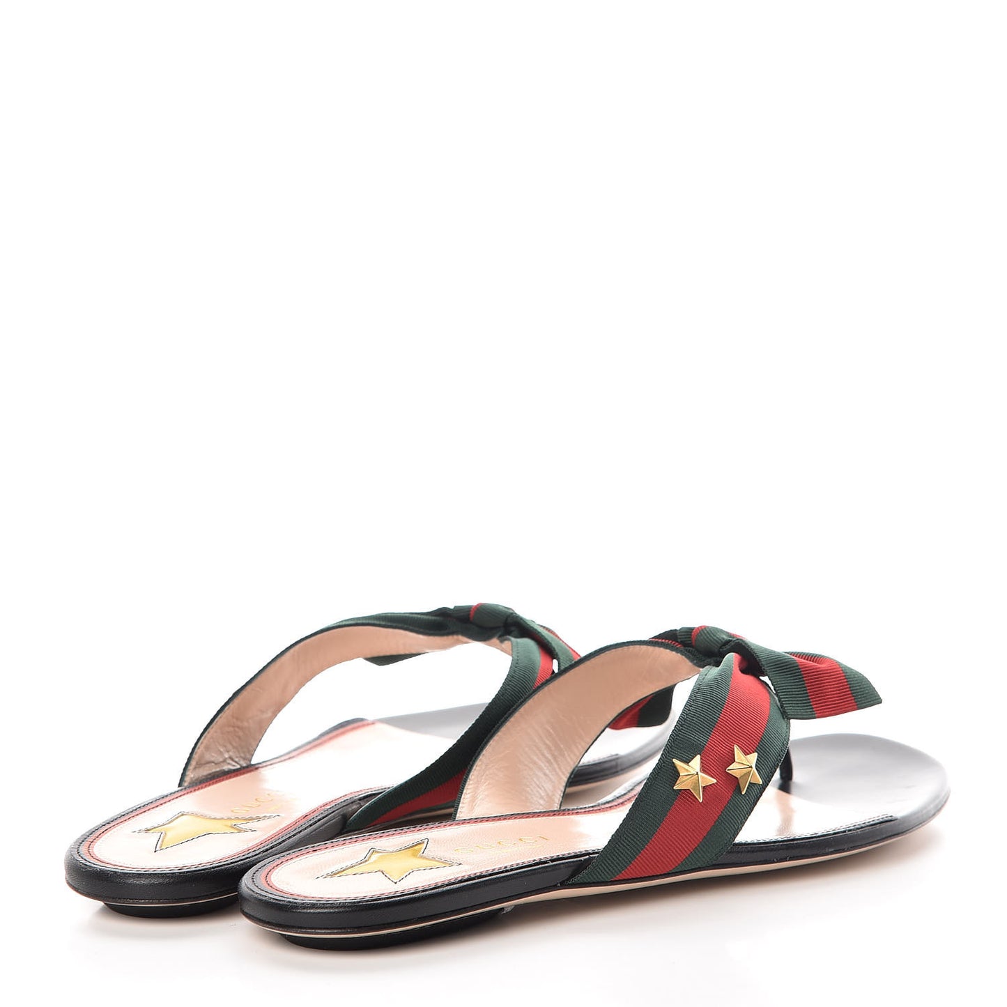 Grosgrain Web Thong Sandals 40 Black