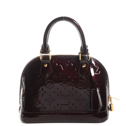 Louis Vuitton Vernis Alma BB Amarante 1 of 8