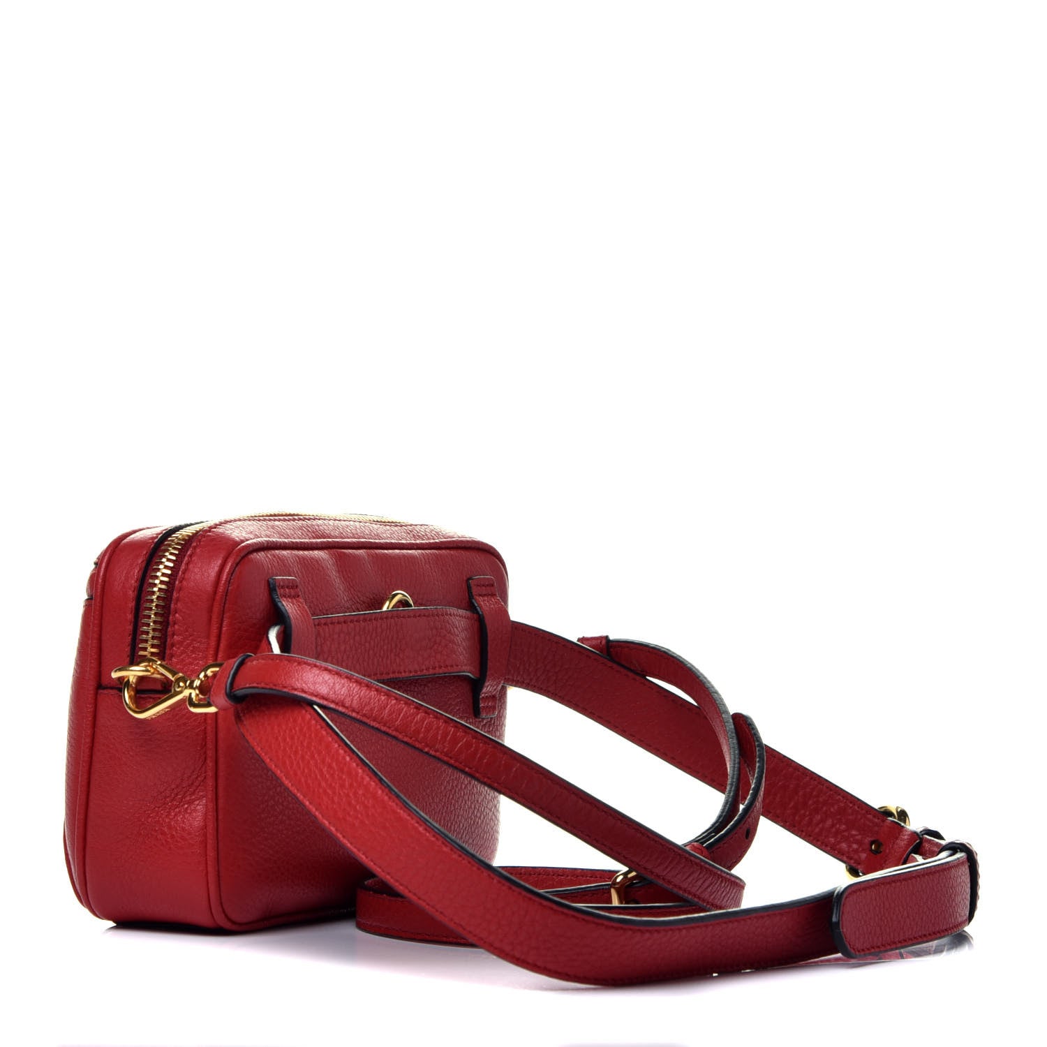 Prada Vitello Daino Belt Bag Rosso 4 of 10
