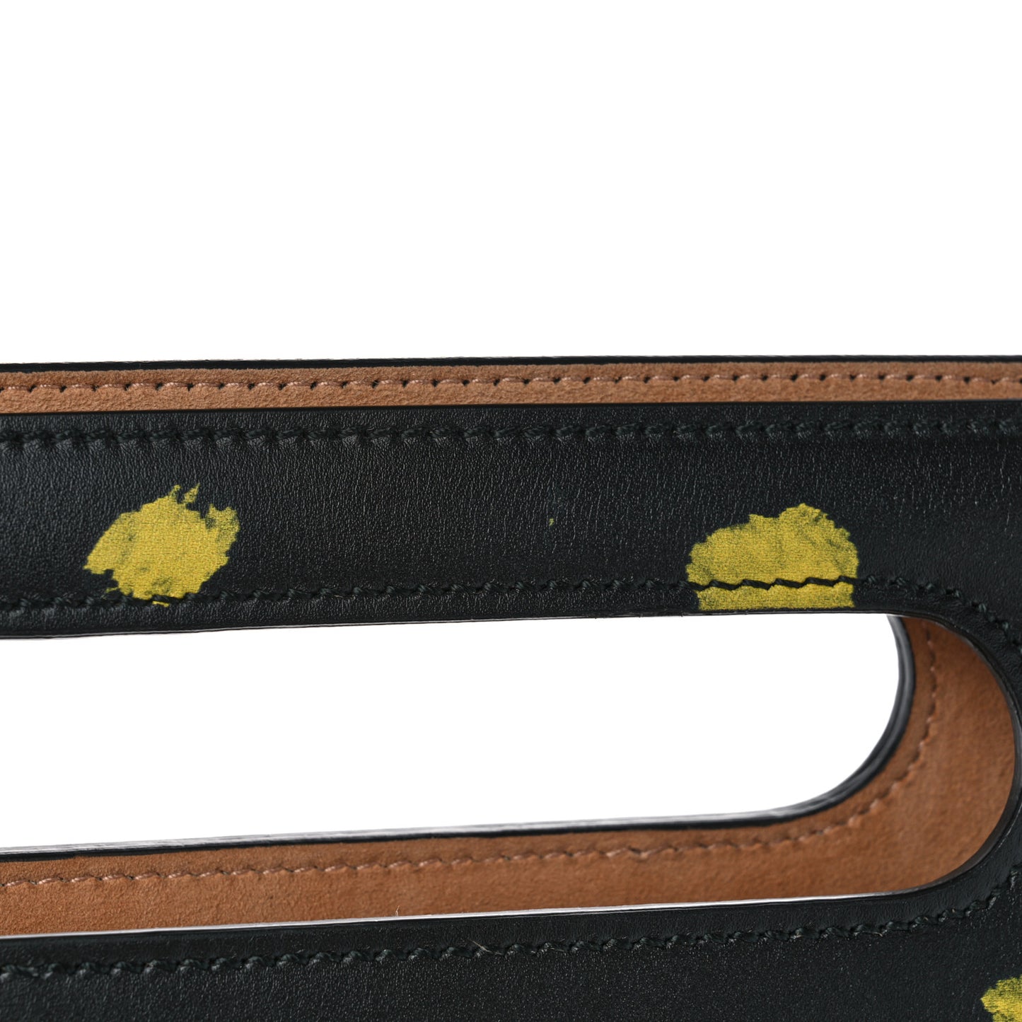 Calfskin GucciGhost Real Large XL Tote Black Yellow