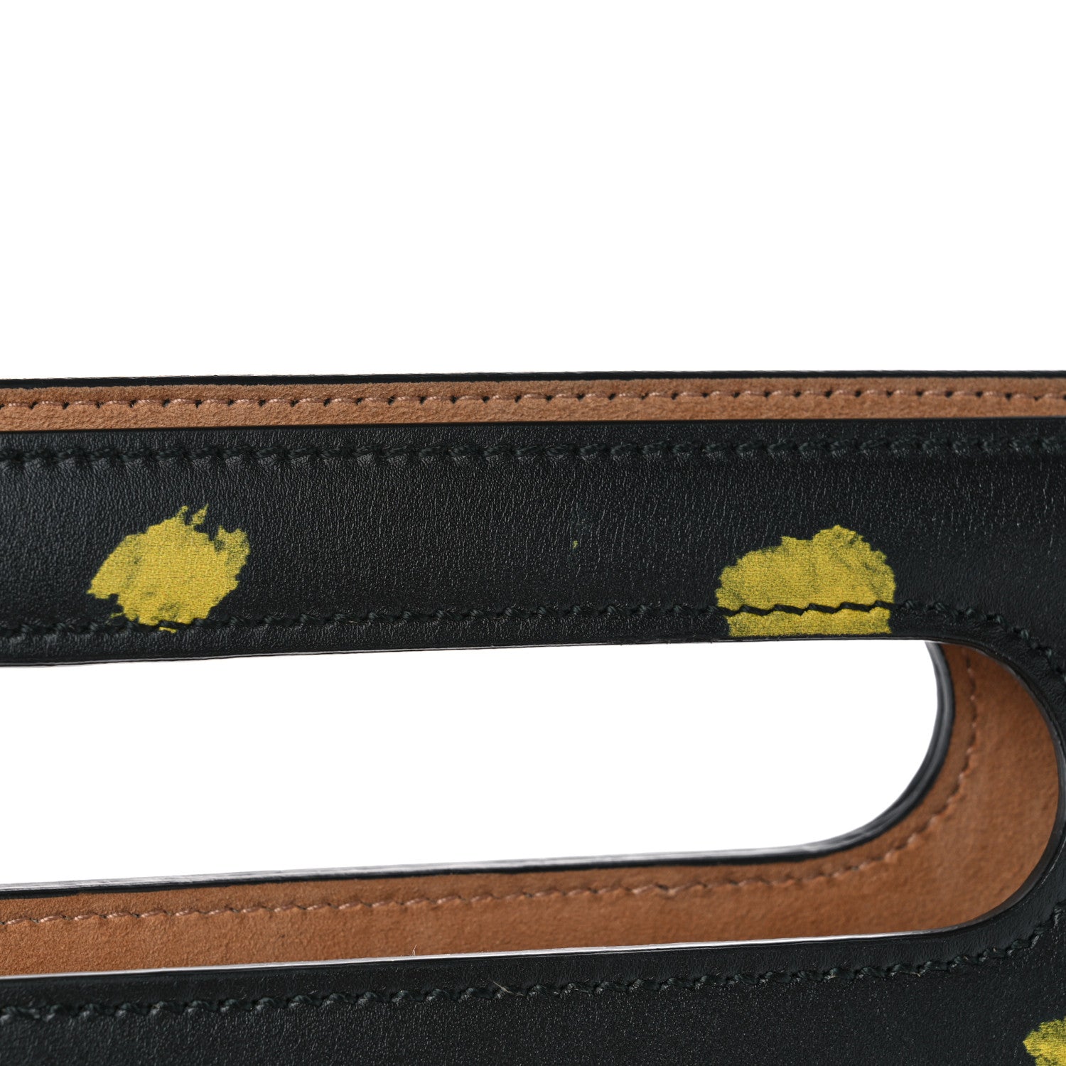 Gucci Calfskin GucciGhost Real Large XL Tote Black Yellow 10 of 10