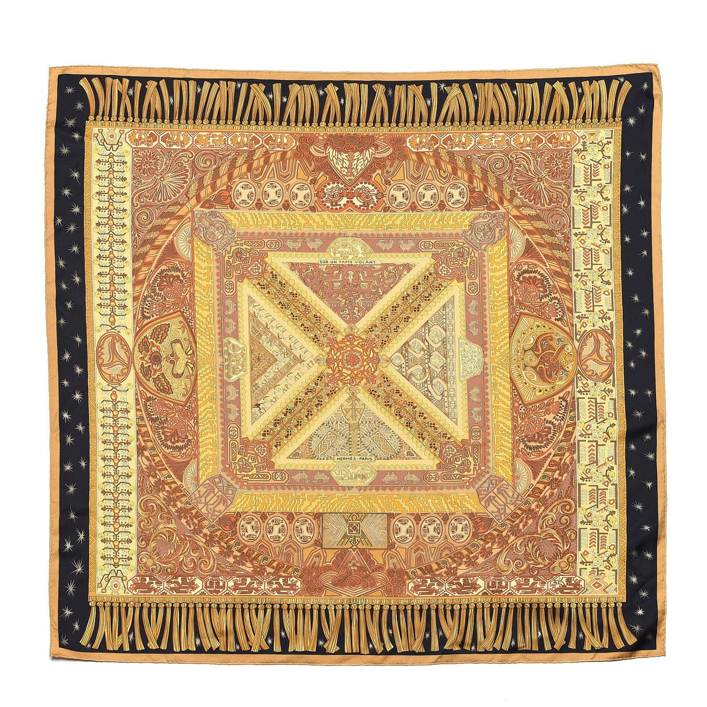 Silk Sur Un Tapis Volant Scarf 90
