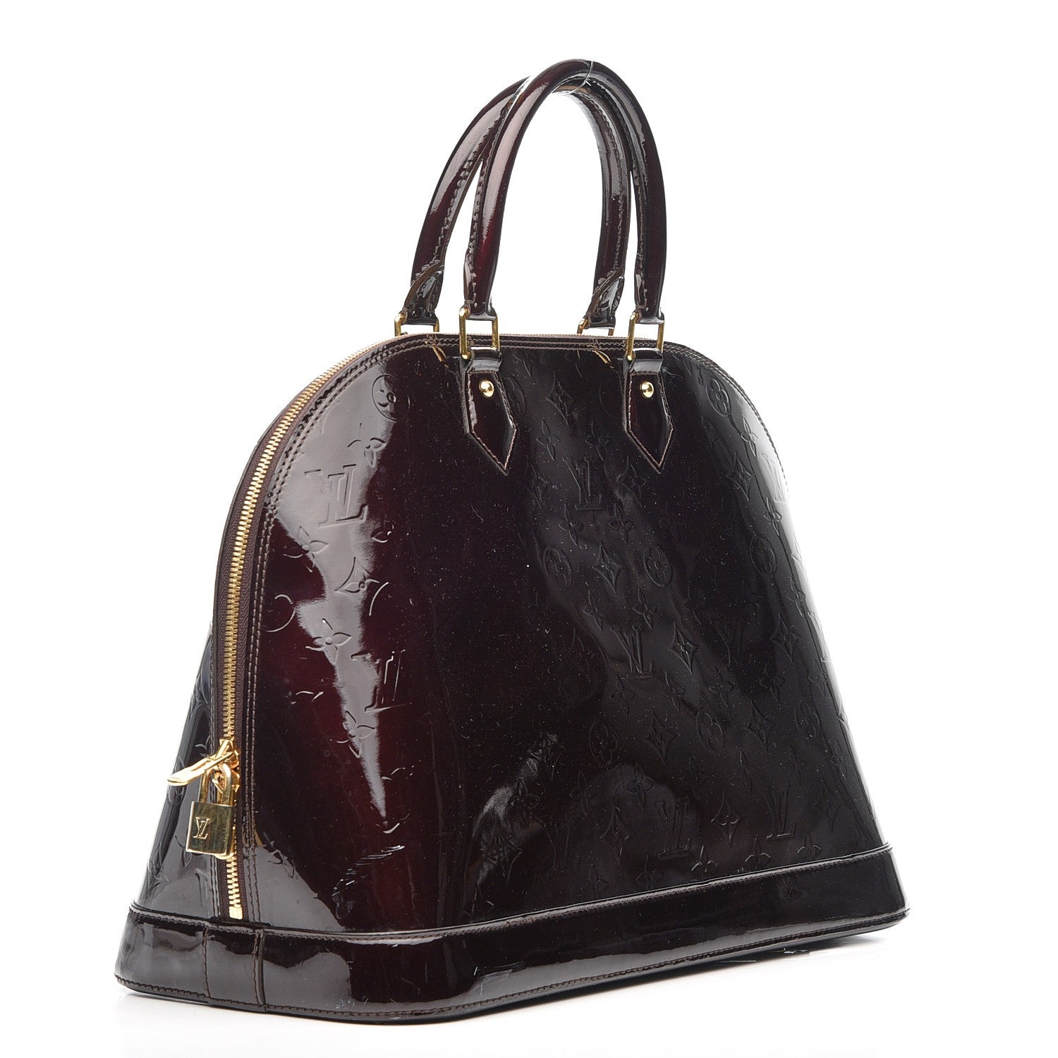 Louis Vuitton Vernis Alma GM Amarante 3 of 15