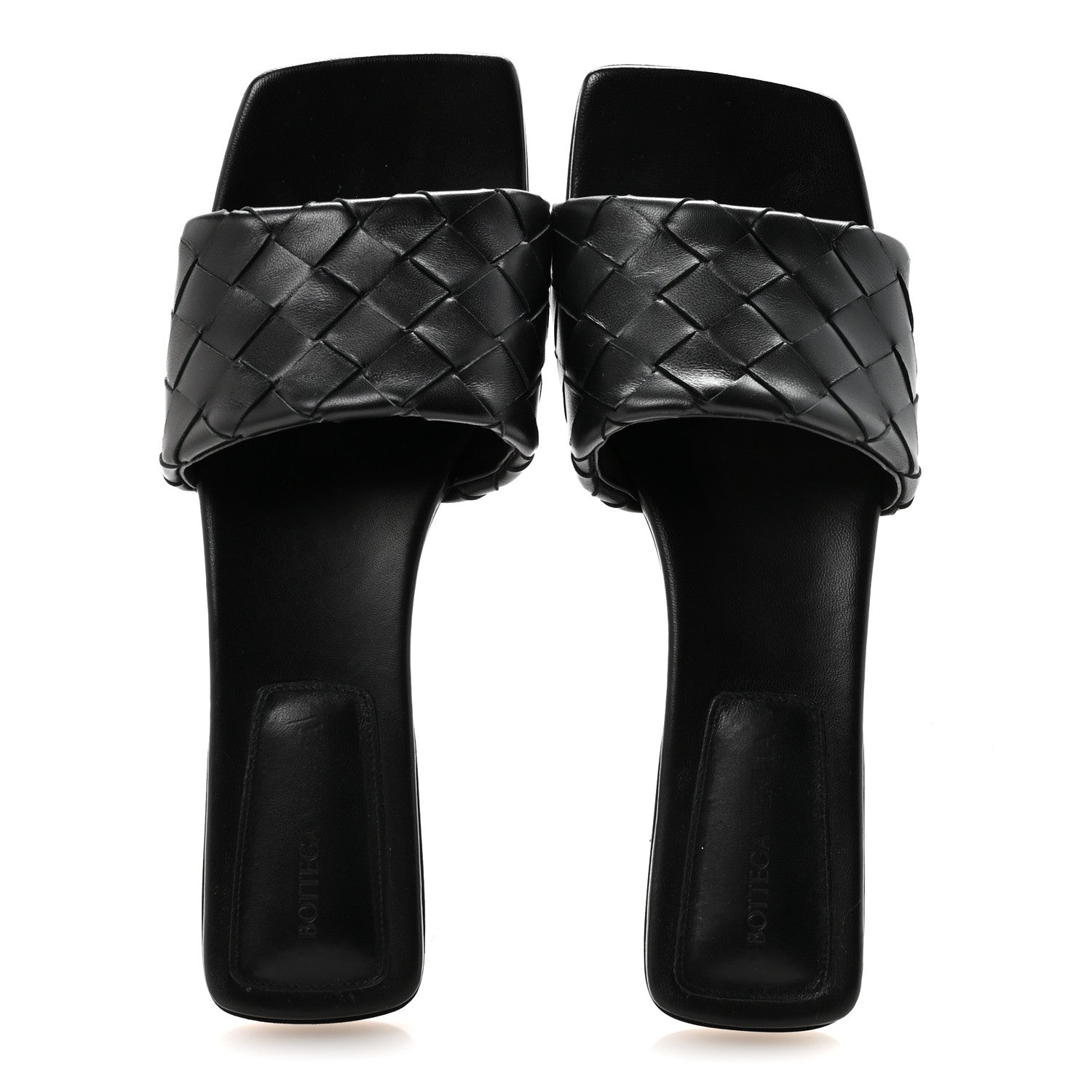 Bottega Veneta Nappa Quilted Parco Flat Sandals 40 Black 2 of 8