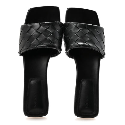 Bottega Veneta Nappa Quilted Parco Flat Sandals 40 Black 2 of 8