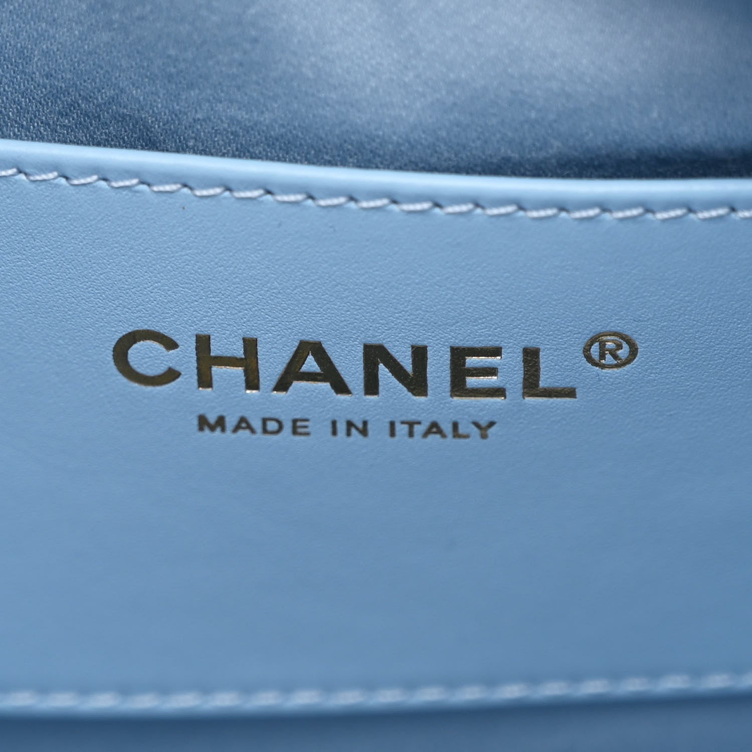 Chanel Washed Denim Quilted Medium Chanel 25 Handbag Blue 8 of 13