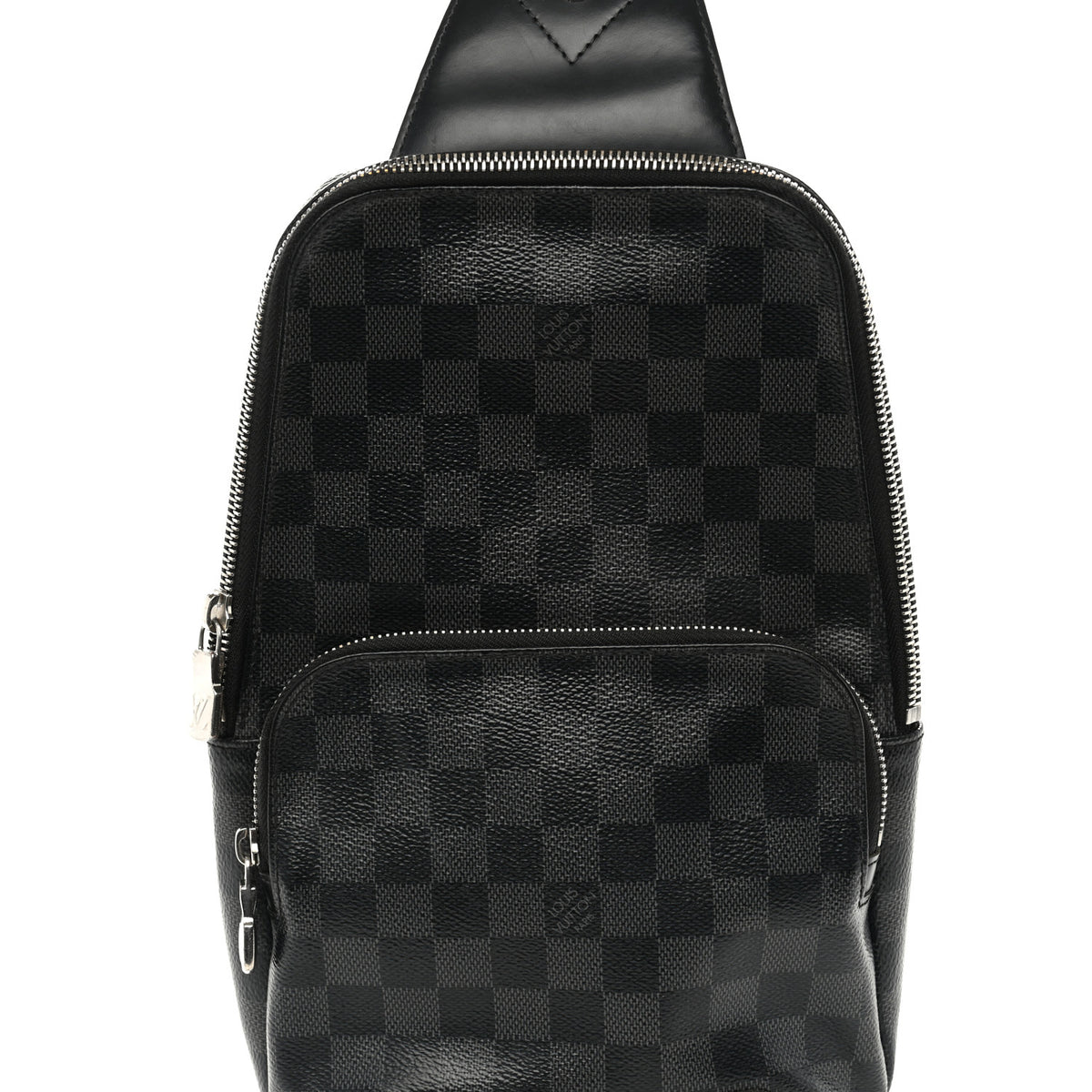 Damier Graphite Avenue Sling Bag Onyx Silver