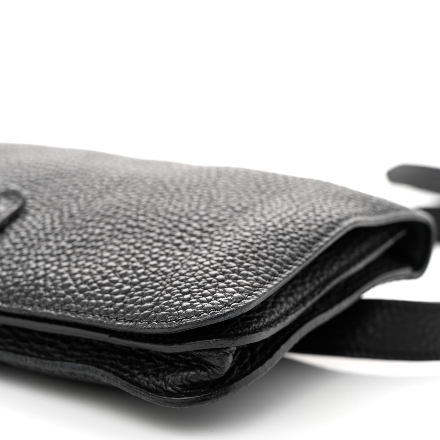 Hermes Togo Dogon Wallet Waist Pouch Black 10 of 12