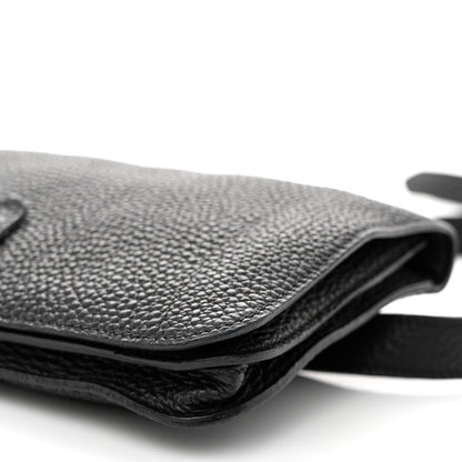Hermes Togo Dogon Wallet Waist Pouch Black 10 of 12