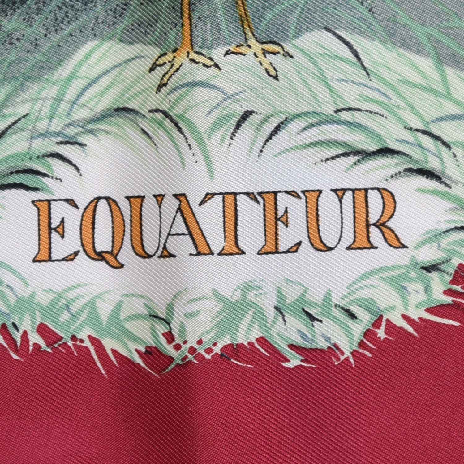 Hermes Silk Equateur Scarf 90 4 of 8