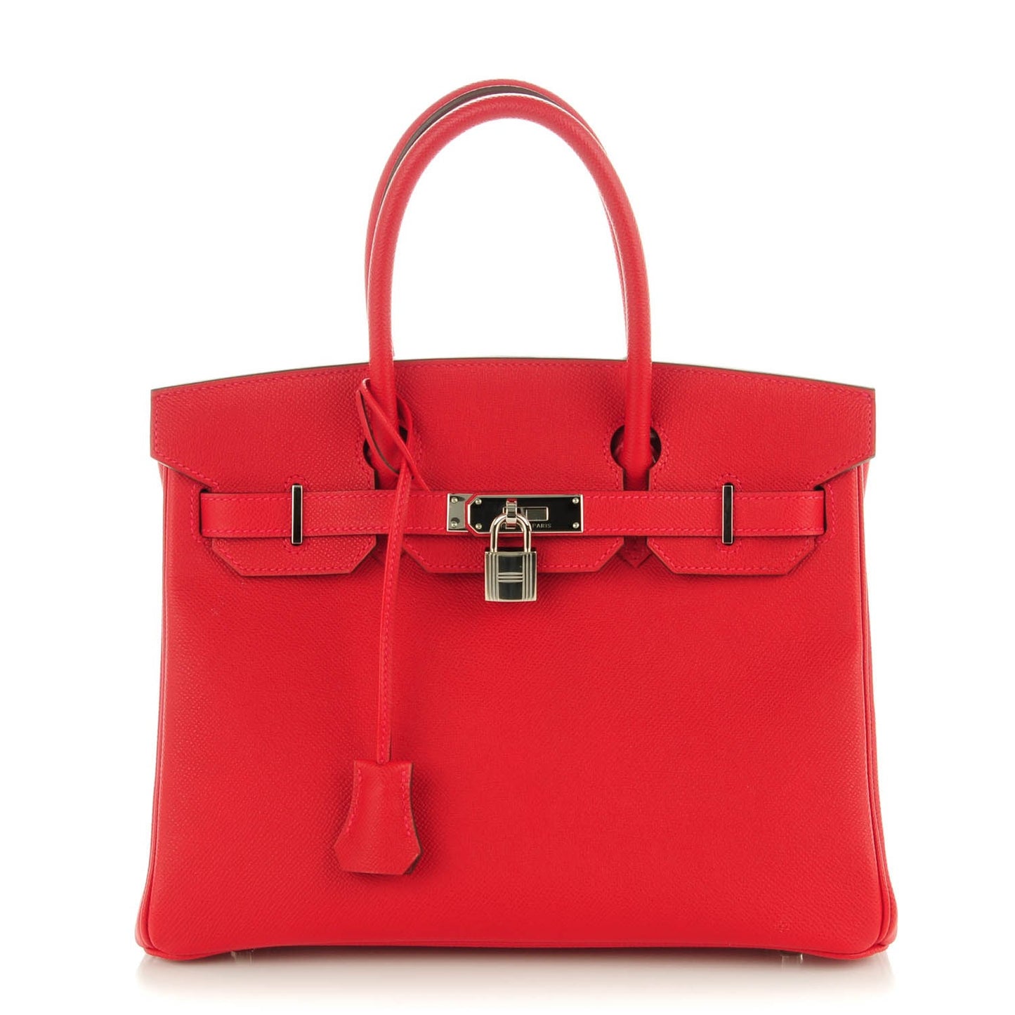 Epsom Birkin 30 Rouge Casaque