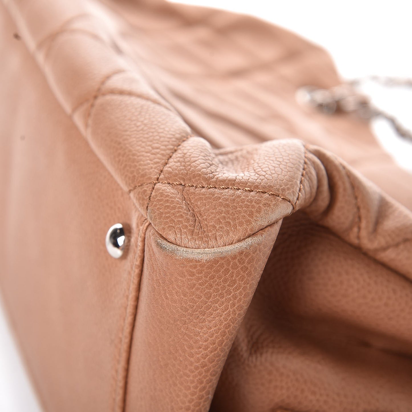 Caviar CC Timeless Tote Beige