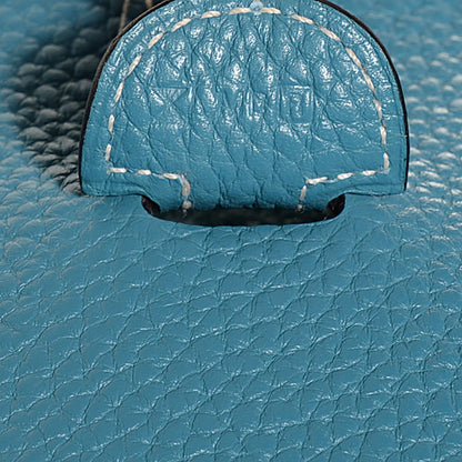 Hermes Taurillon Clemence Evelyne III PM Blue Jean 8 of 16