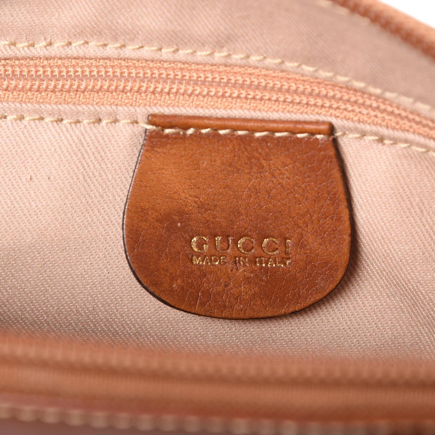 Calfskin Mini Bamboo Handle Bag Brown