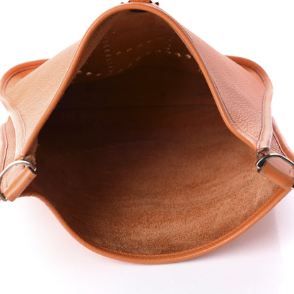 Hermes Taurillon Clemence Evelyne II PM Orange 5 of 11
