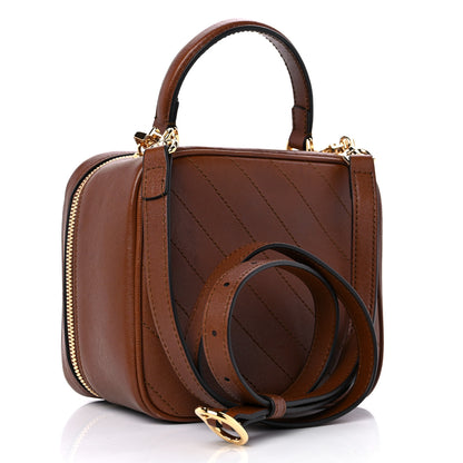 Gucci Sakai Be Green Calfskin Diagonal Stitched Blondie Top Handle Bag Cuir 3 of 10