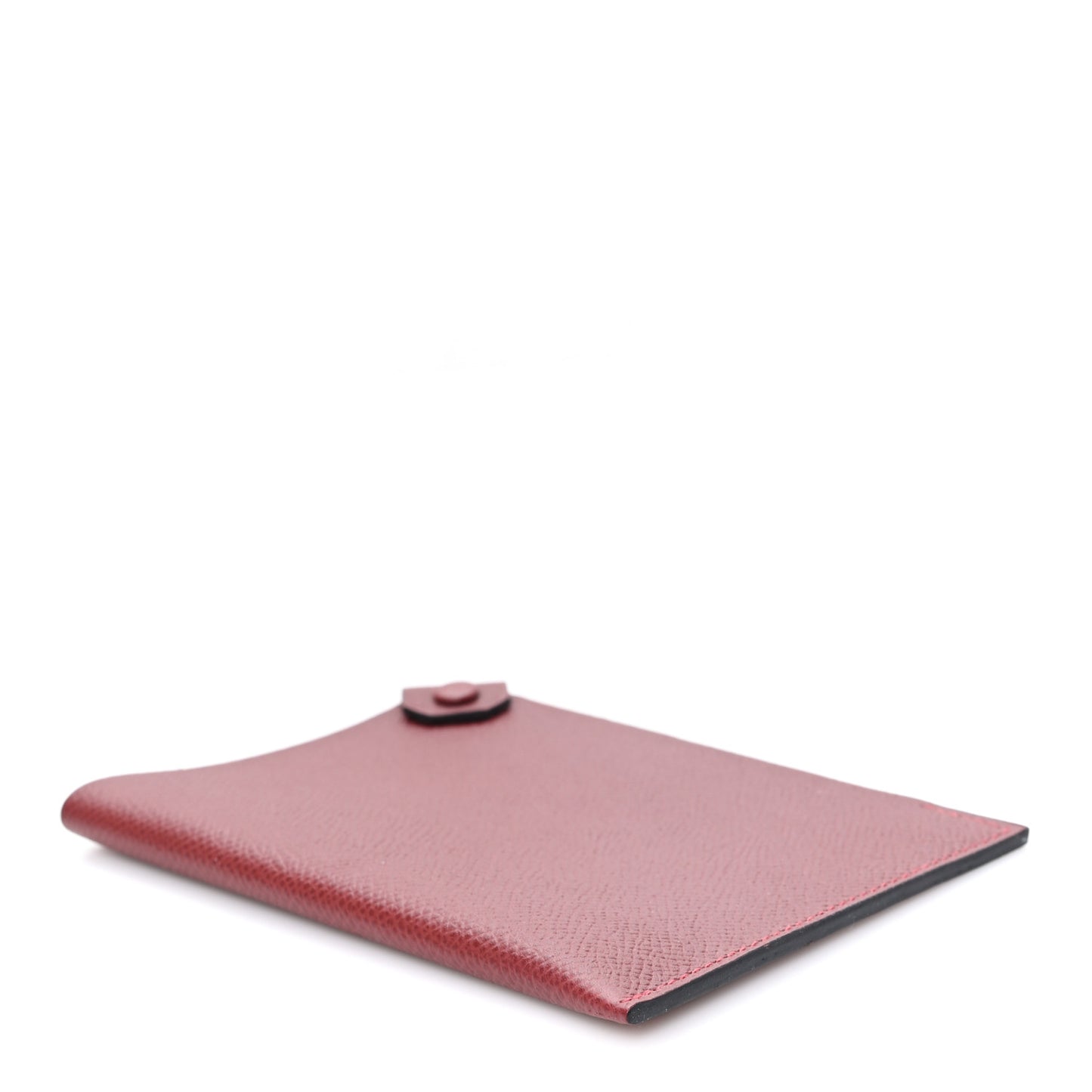 Epsom Tarmac PM Passport Holder Rouge Grenat