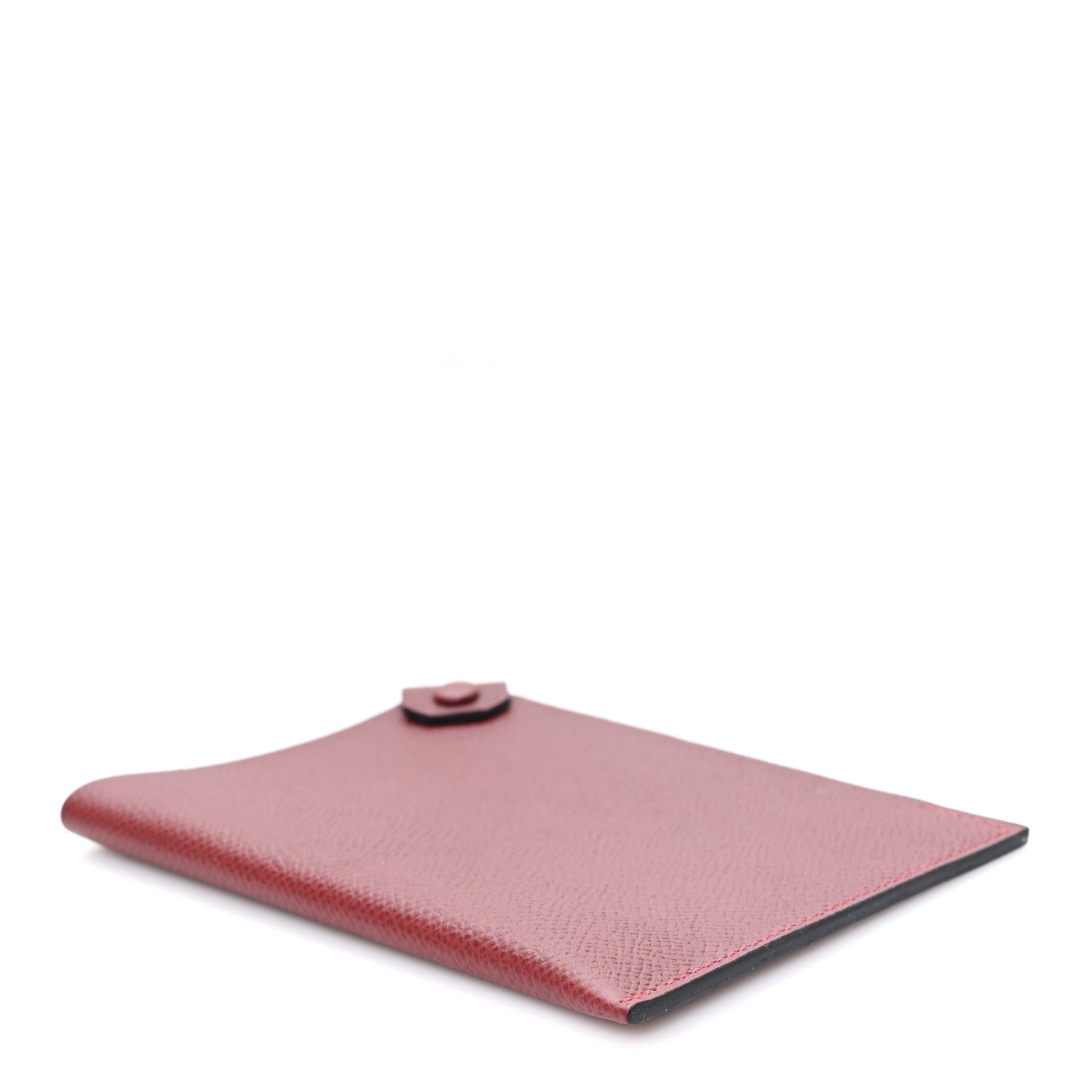 Hermes Epsom Tarmac PM Passport Holder Rouge Grenat 4 of 6
