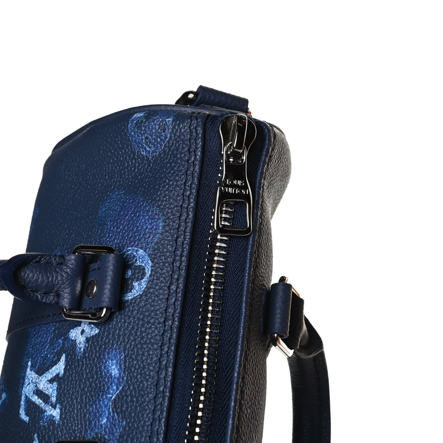 Louis Vuitton Monogram Ink Watercolor Keepall XS Blue 11 of 13