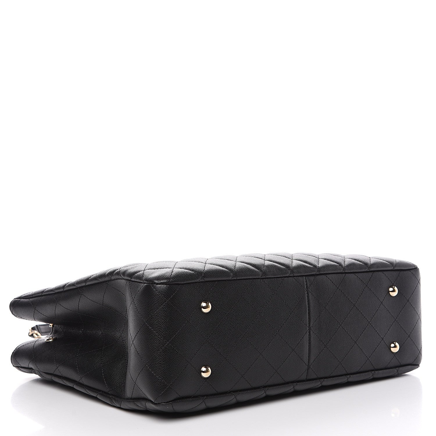 Chanel Caviar Quilted Large Shopping Tote Black 3 of 9