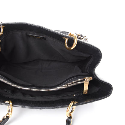 Chanel Caviar Quilted Grand Shopping Tote GST Black 4 of 16