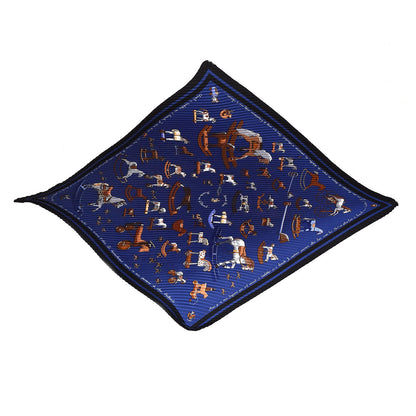 Hermes Silk Plisse Raconte Moi Le Cheval Scarf 90 1 of 4