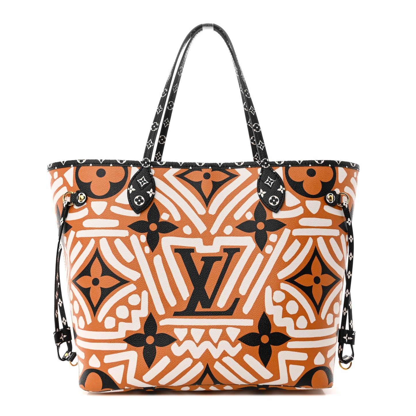 Monogram Giant Crafty Neverfull MM Creme Caramel