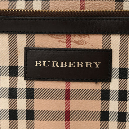 Burberry Haymarket Check Small Canterbury Tote Chocolate 7 of 16
