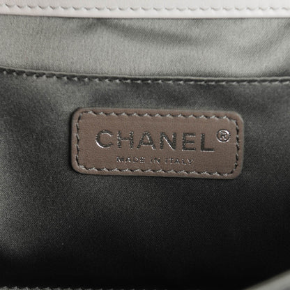 Chanel Patent Medium Madison Flap Light Grey 6 of 7