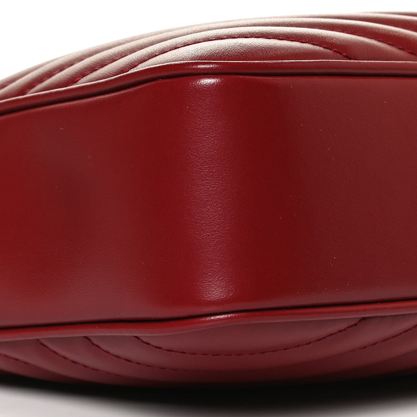 Calfskin Matelasse Monogram Lou Camera Bag Red