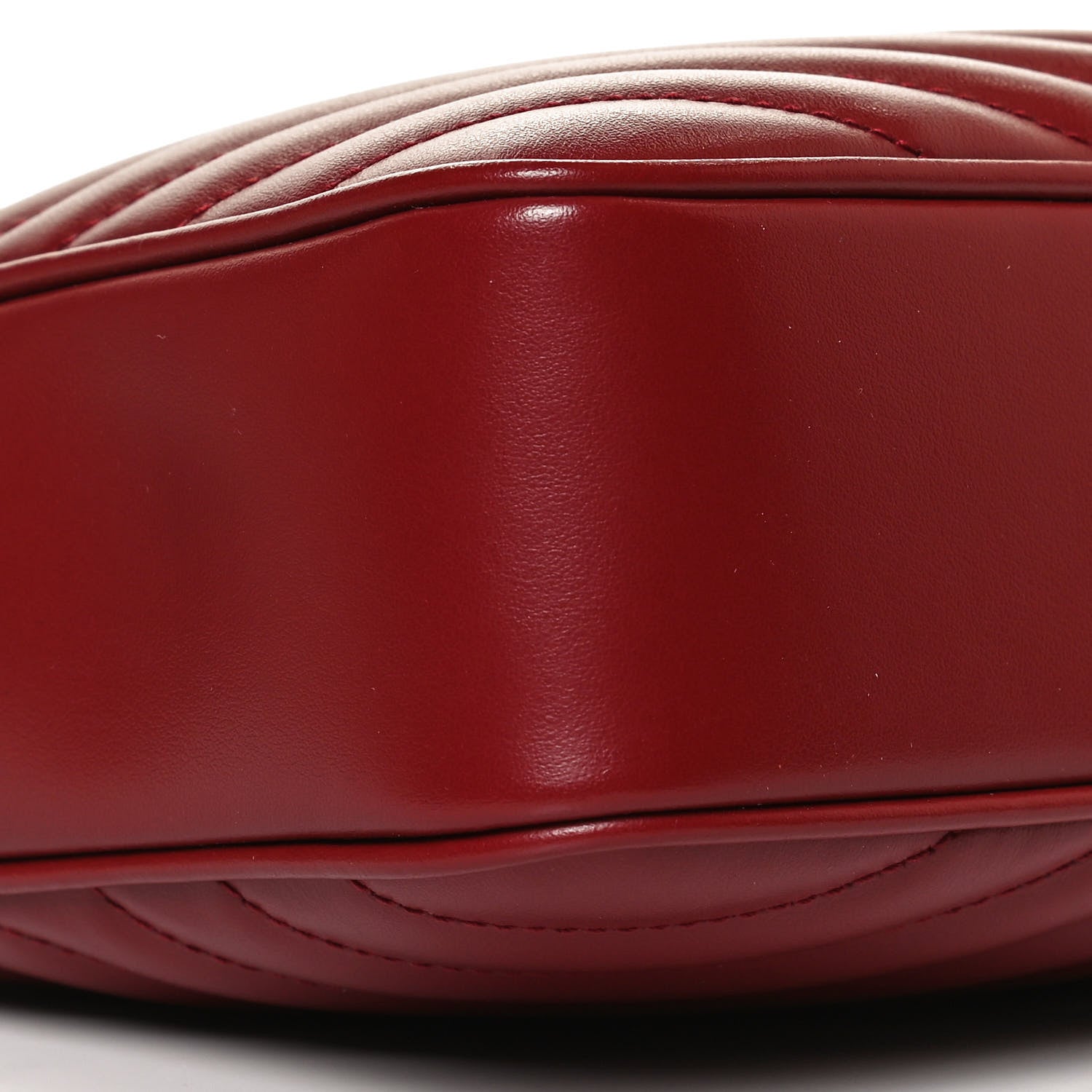 Saint Laurent Calfskin Matelasse Monogram Lou Camera Bag Red 9 of 12