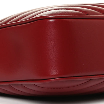 Saint Laurent Calfskin Matelasse Monogram Lou Camera Bag Red 9 of 12