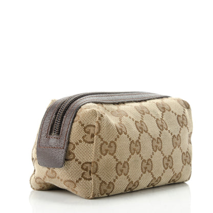 Gucci Monogram Small Balthus Cosmetic Case Beige Ebony Cocoa 3 of 8