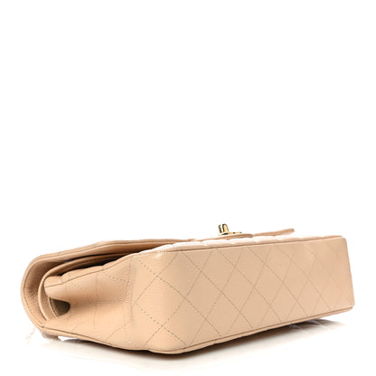 Chanel Caviar Quilted Medium Double Flap Beige 3 of 15