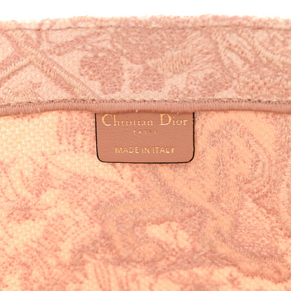 Christian Dior Canvas Toile De Jouy Embroidered Large Book Tote Pink 6 of 10