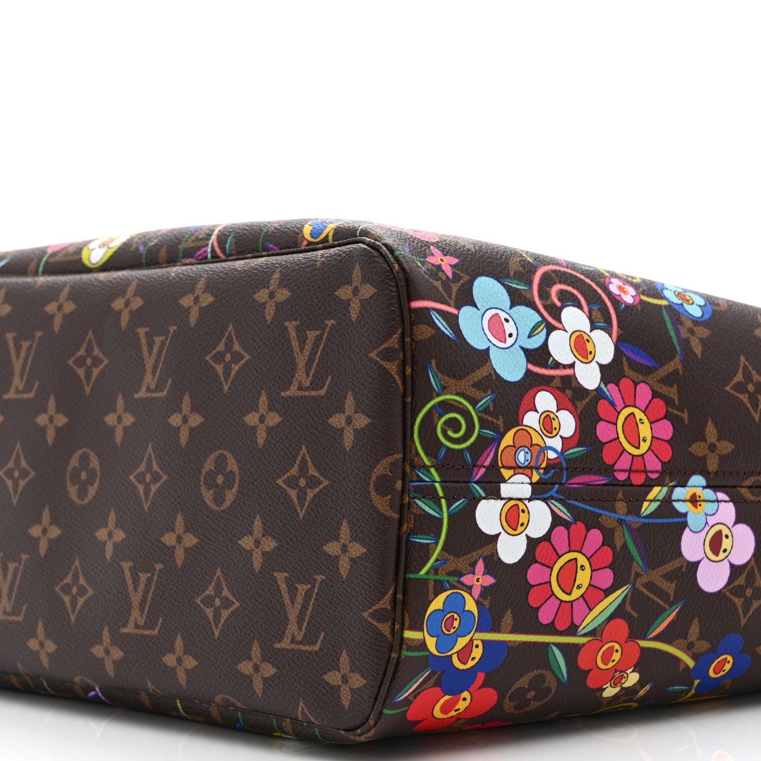 Louis Vuitton LV X TM Monogram Flowers Neverfull MM 10 of 10