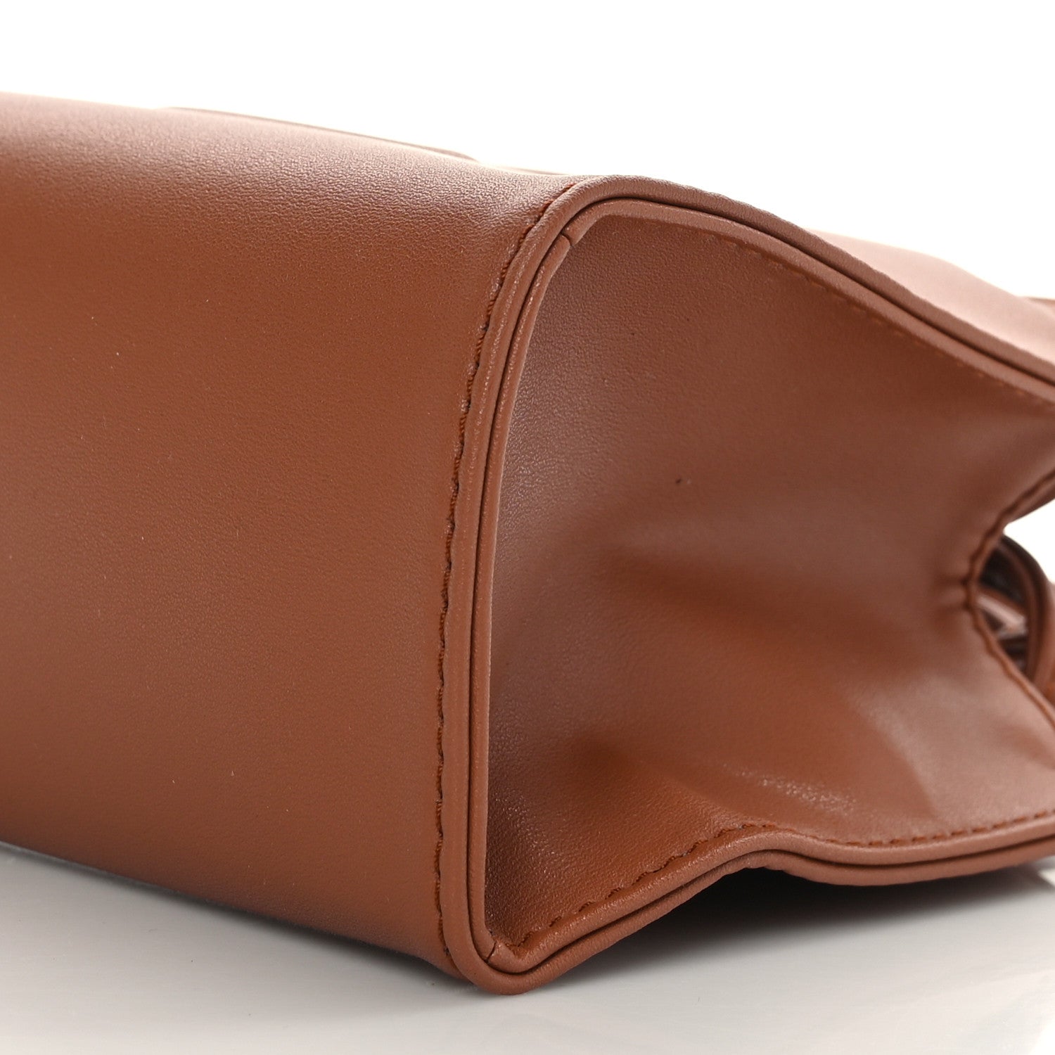 Telfar Vegan Leather Small Shopping Bag Tan 8 of 8