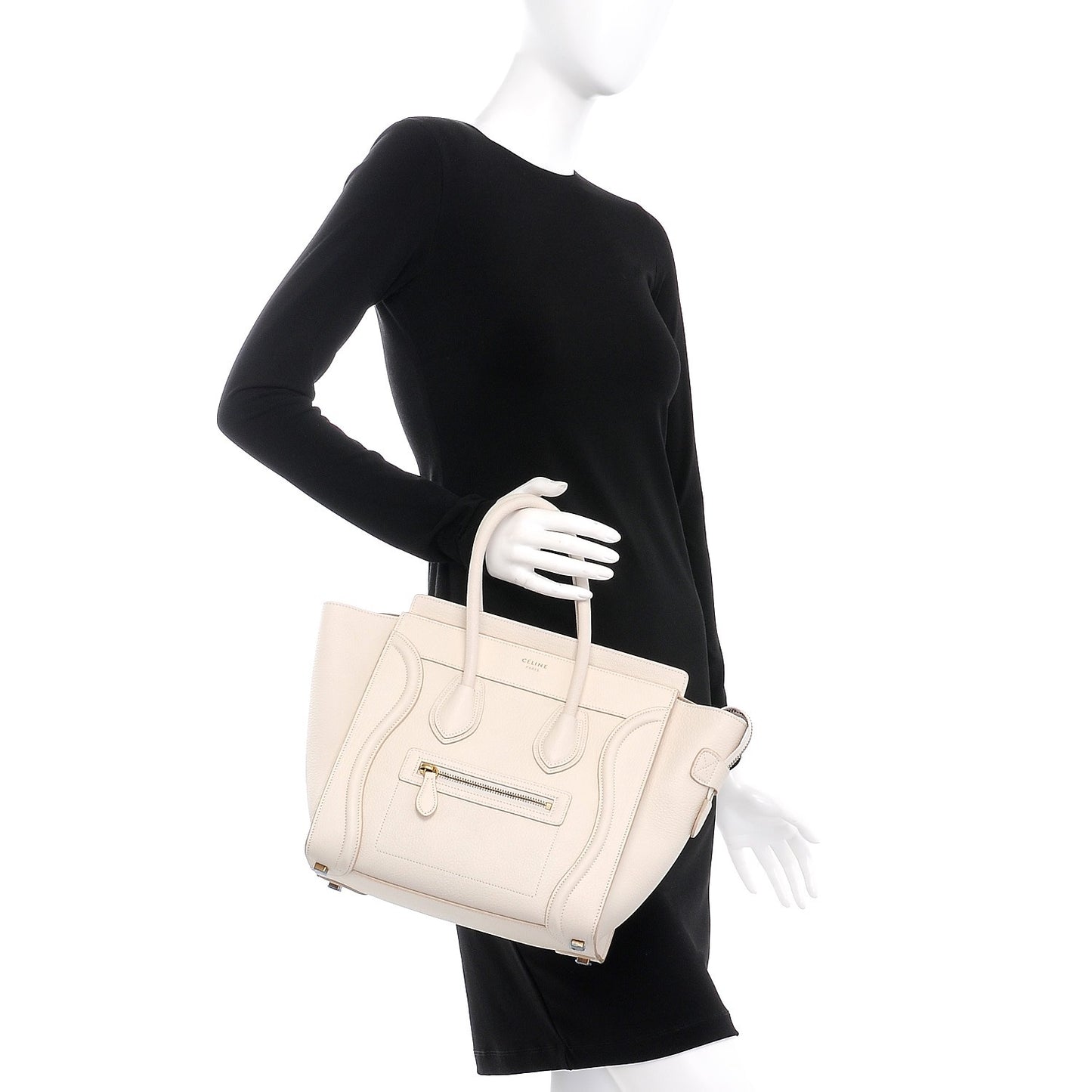 Goatskin Micro Luggage White