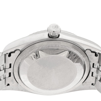 Rolex Stainless Steel 36mm Oyster Perpetual Datejust Watch White Roman 16220 4 of 5