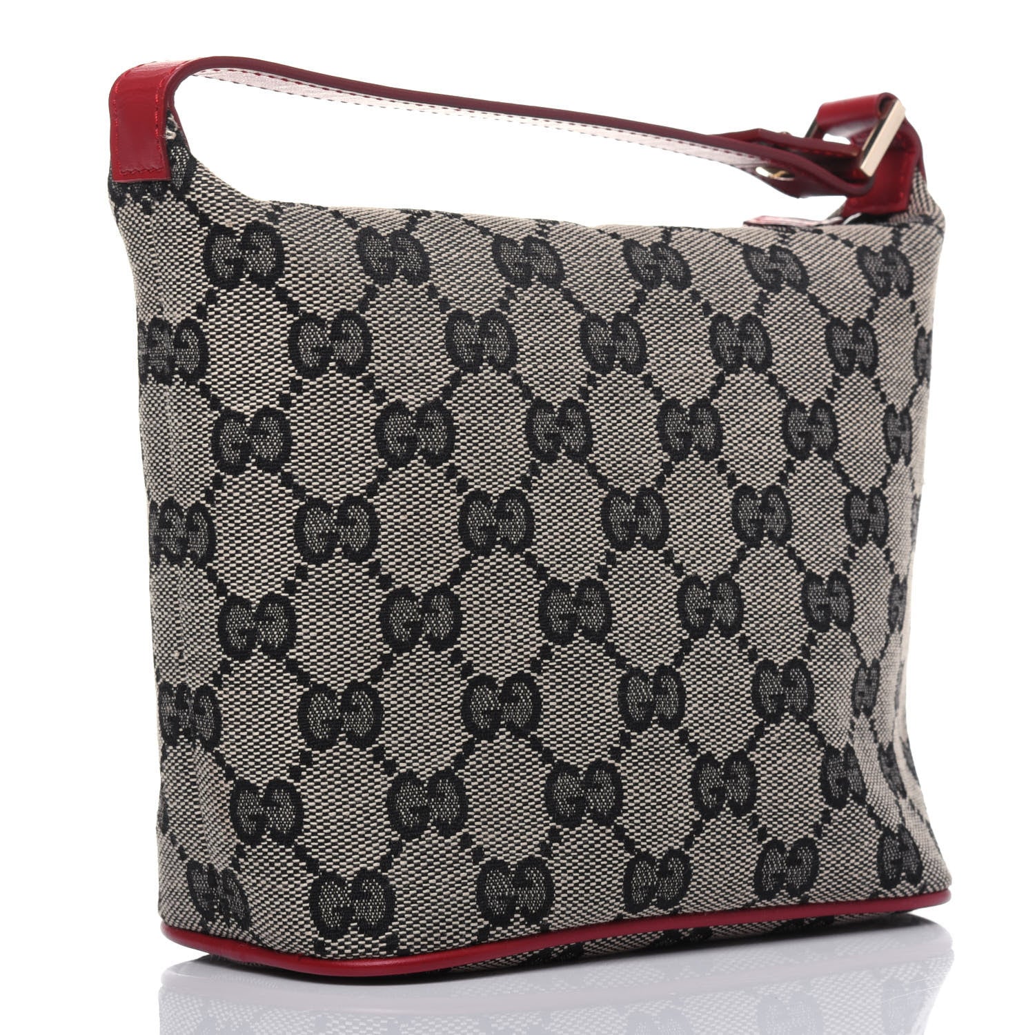 Gucci Monogram GG Pochette Shoulder Bag Navy 3 of 12