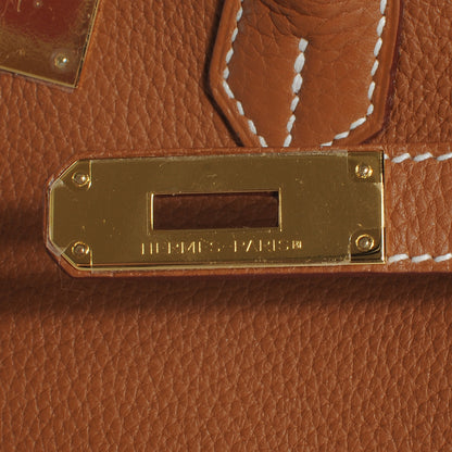 Hermes Togo Birkin 35 Gold 7 of 10