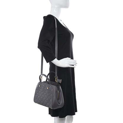 Louis Vuitton Empreinte Studded Montaigne BB Gris Silver 2 of 10