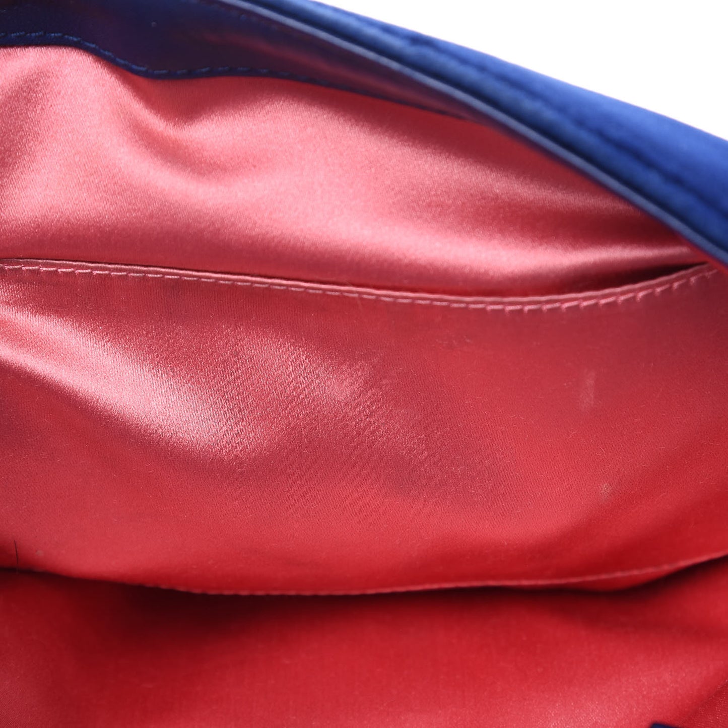 Velvet Matelasse Medium GG Marmont Shoulder Bag Cobalt Blue
