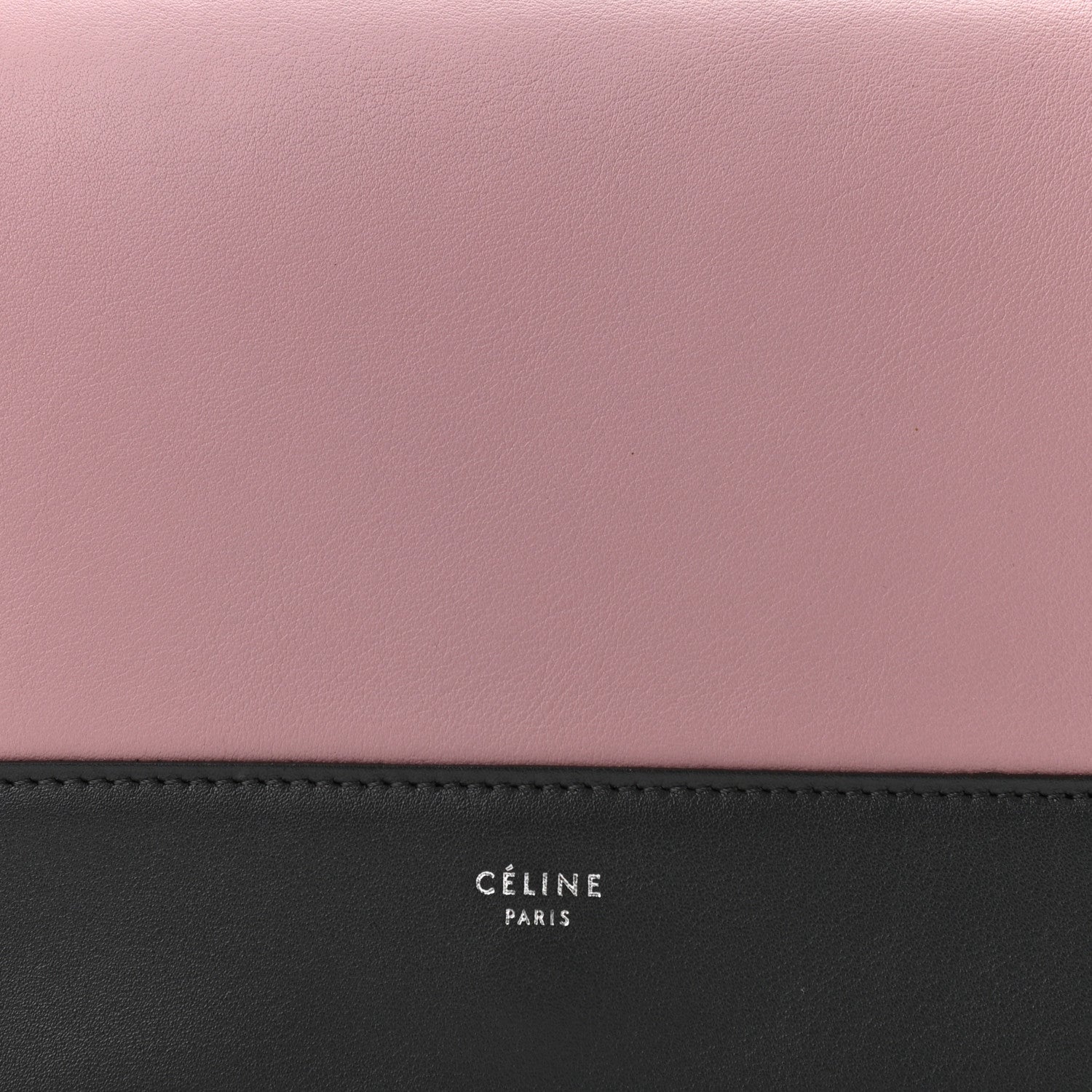Celine Shiny Smooth Calfskin Medium Frame Shoulder Bag Liquorice Antique Rose 9 of 11