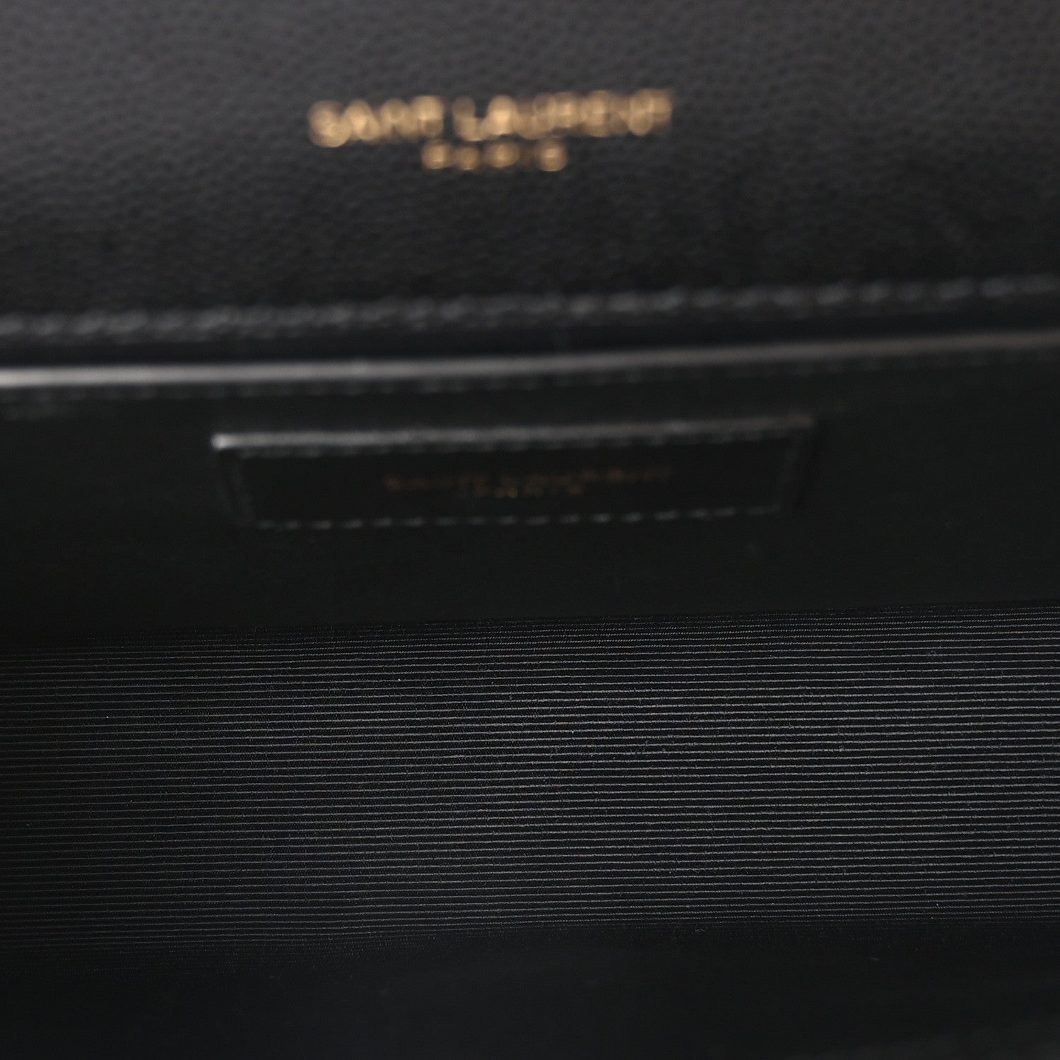 Saint Laurent Grain De Poudre Small Monogram Kate Satchel Black 5 of 10