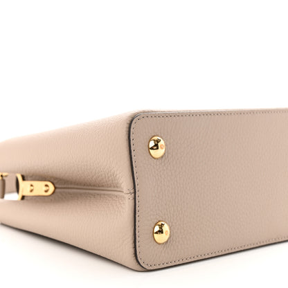 Louis Vuitton Taurillon Capucines MM Galet 8 of 11