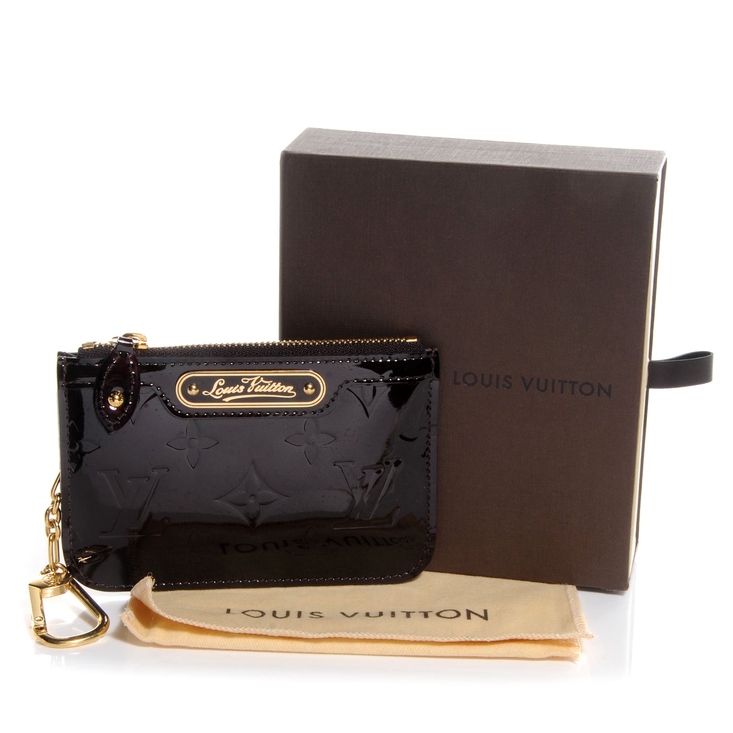 Vernis Key Pouch Amarante