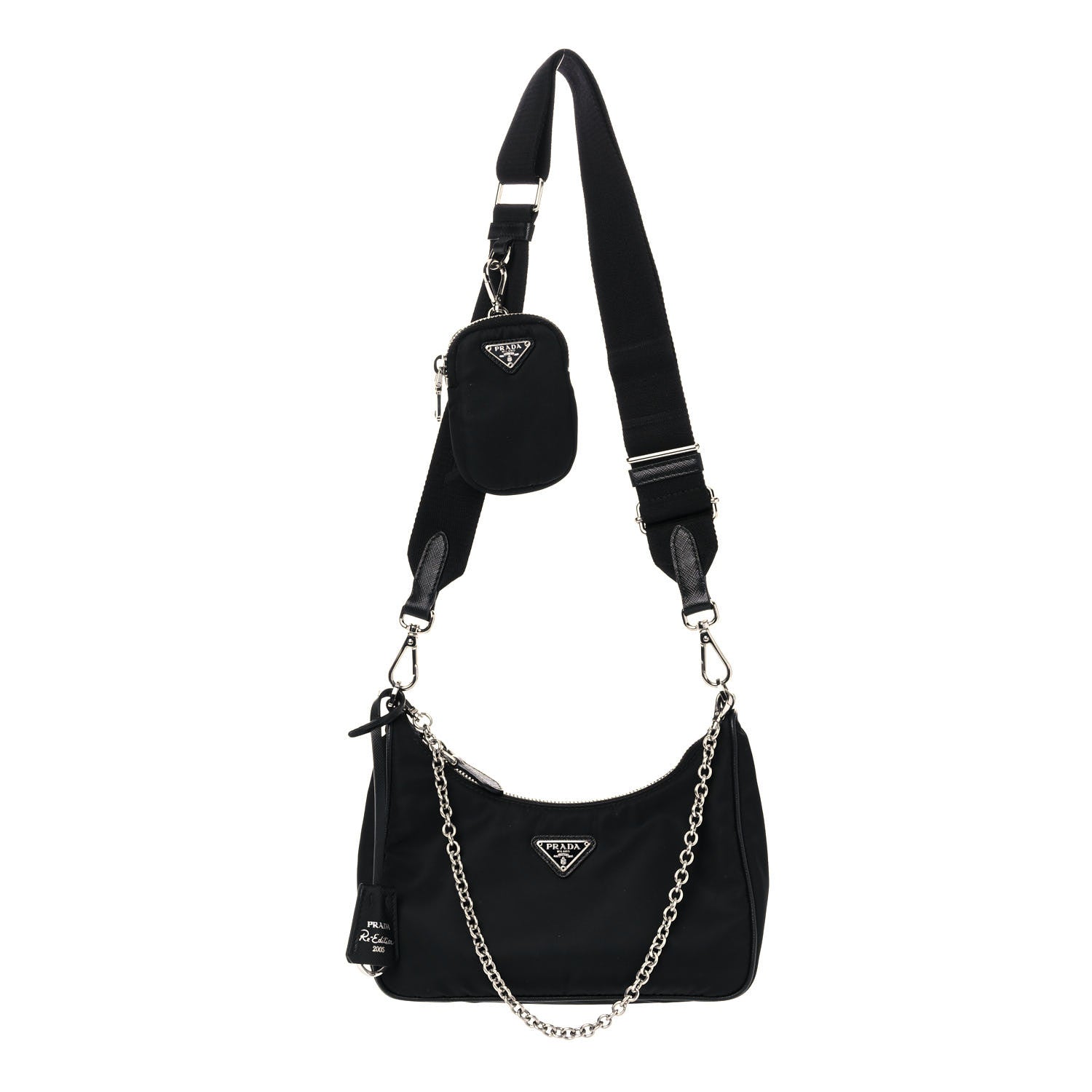 Prada Nylon Re-Edition 2005 Shoulder Bag Black 1 of 12
