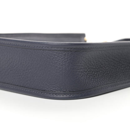 Hermes Taurillon Clemence Evelyne TPM Bleu Nuit 10 of 11